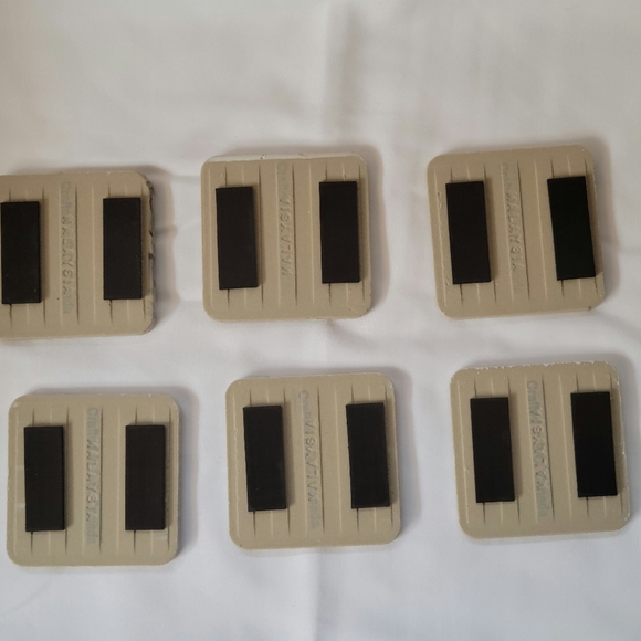 Set of 6 Ceramic Tile Fridge Magnets with Sayings - New - Picture 8 of 8